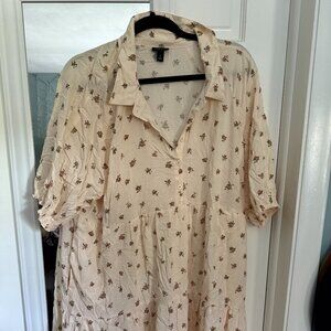 NWOT Torrid Maxi Shirt Dress